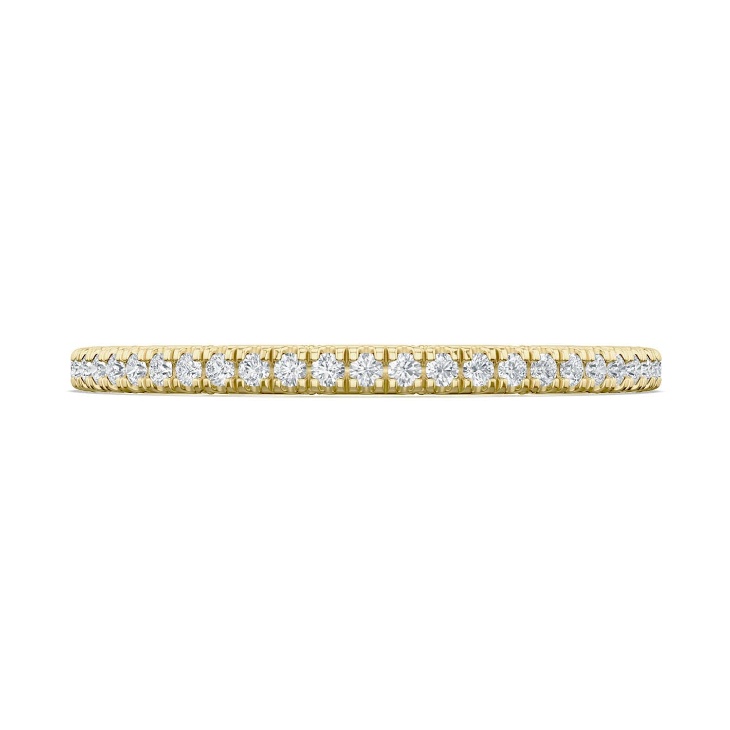 French Pavé Diamond Wedding Band (708654)
