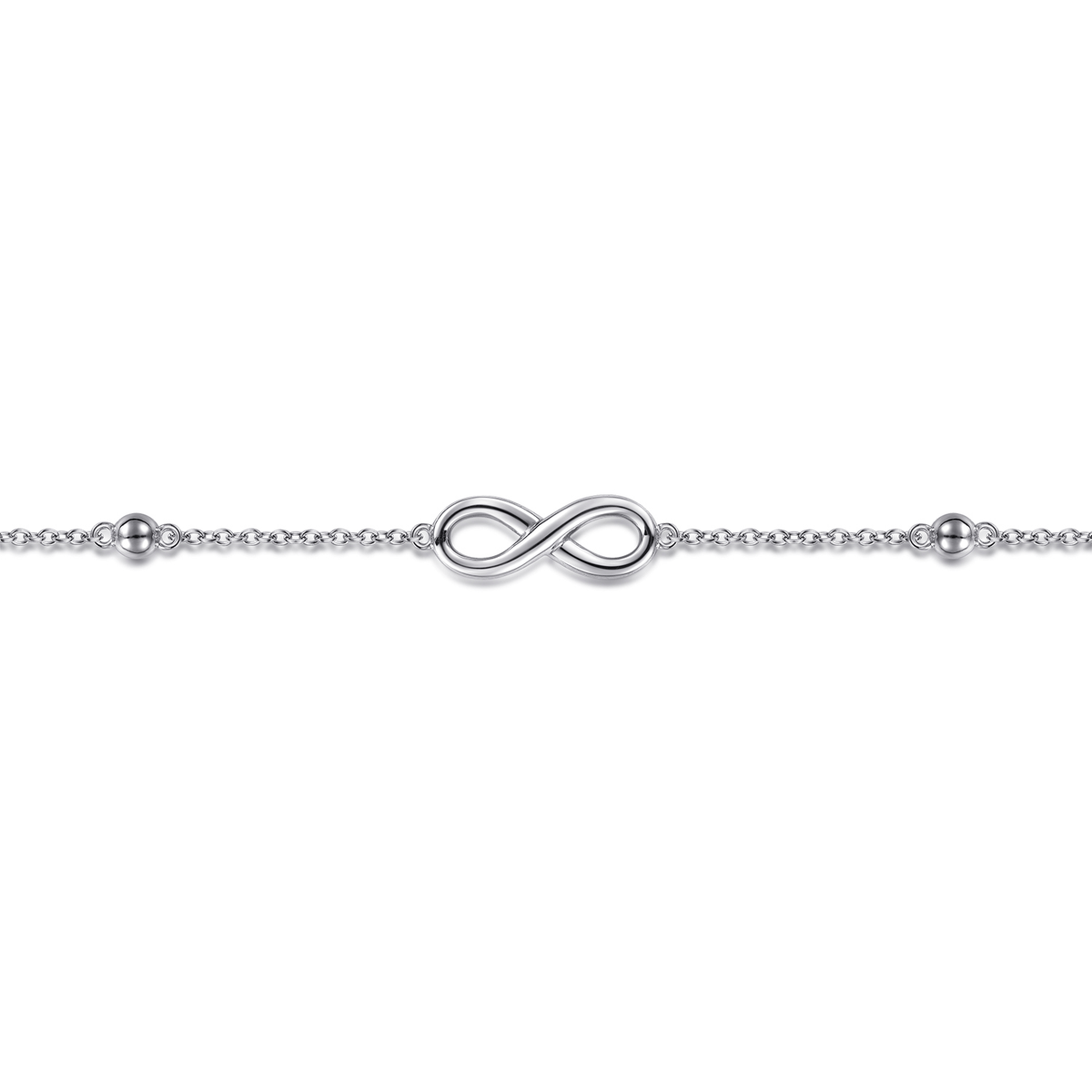 Sterling Silver Infinity Anklet Bracelet (895015)