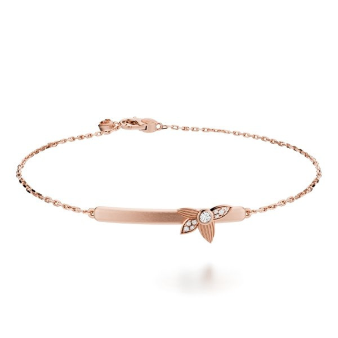 Rose Gold Rae Lab Grown Diamond Bracelet (244179)