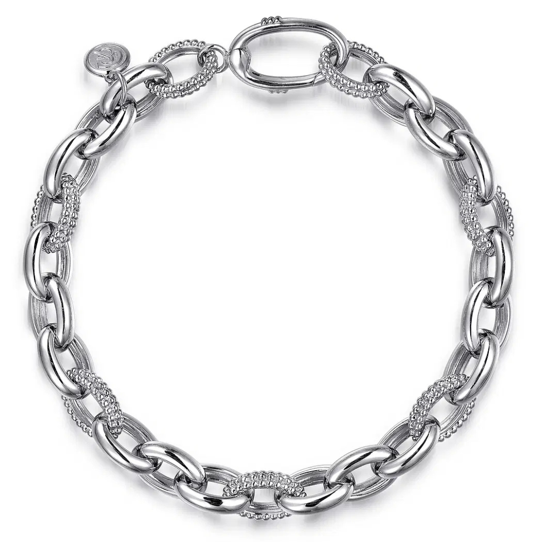Sterling Silver Bujukan Link Bracelet (733597)
