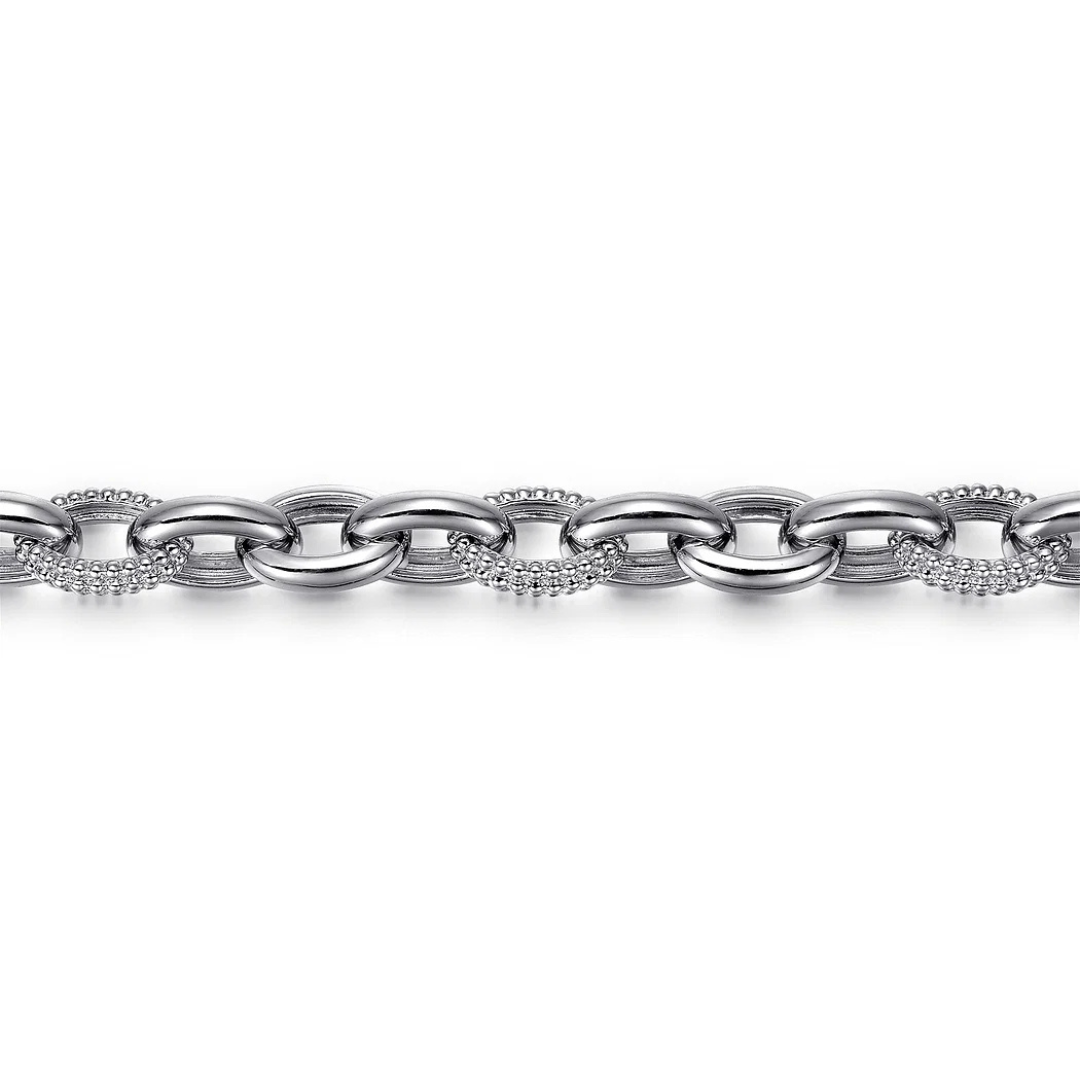 Sterling Silver Bujukan Link Bracelet (733597)