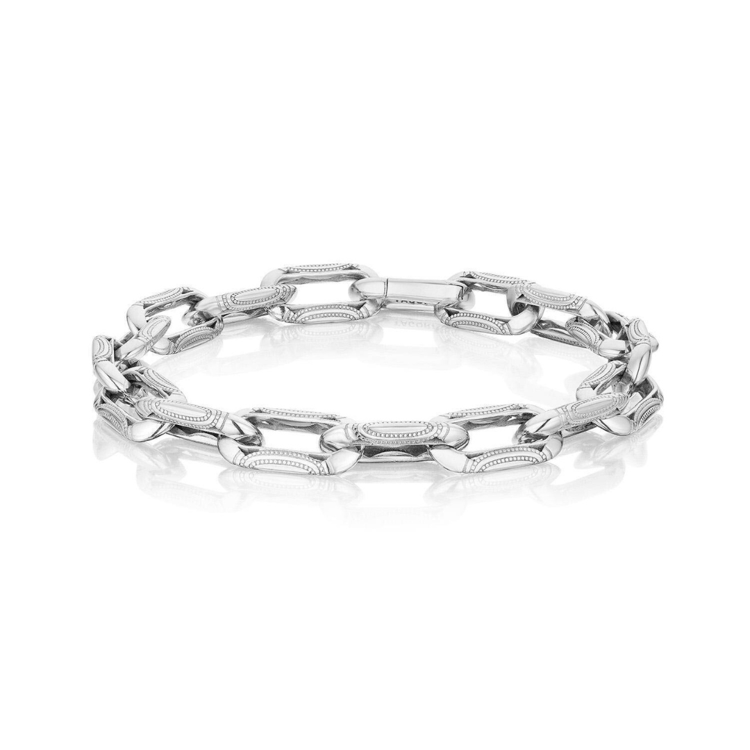Tacori Crescent Eclipse Silver Link Bracelet (773296)
