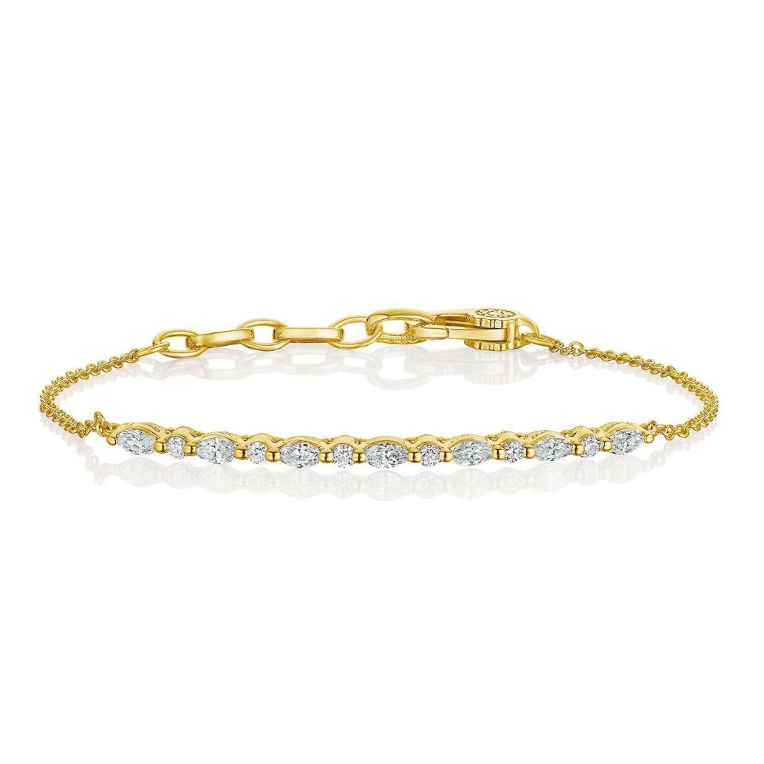 Yellow Gold Stilla Diamond Bracelet (840329)