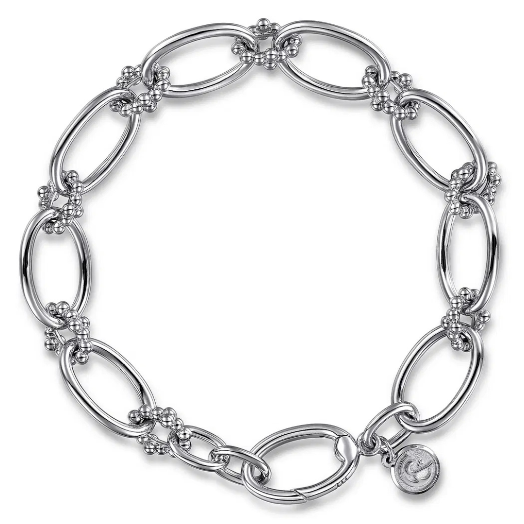 Sterling Silver Bujukan Link Bracelet (851121)