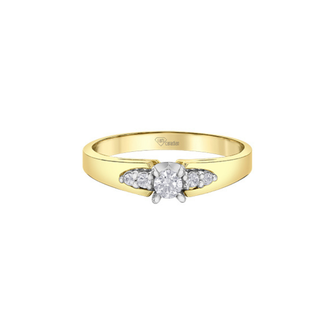 Two Tone Diamond Ring (232255)