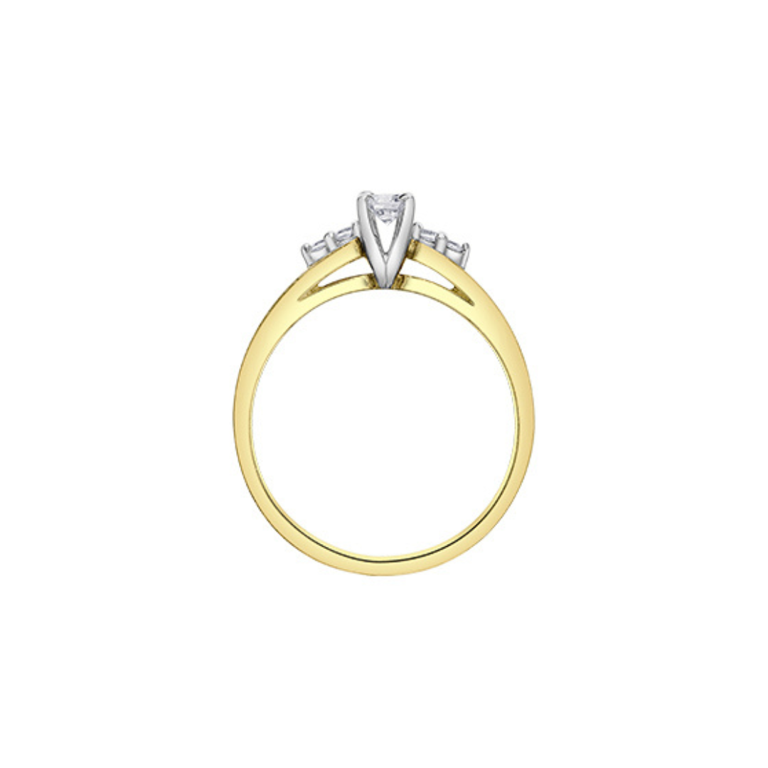 Two Tone Diamond Ring (232255)