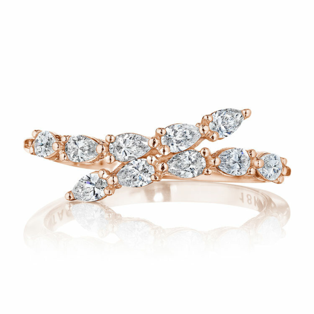 Rose Gold Stilla Diamond Pear Ring (289911)