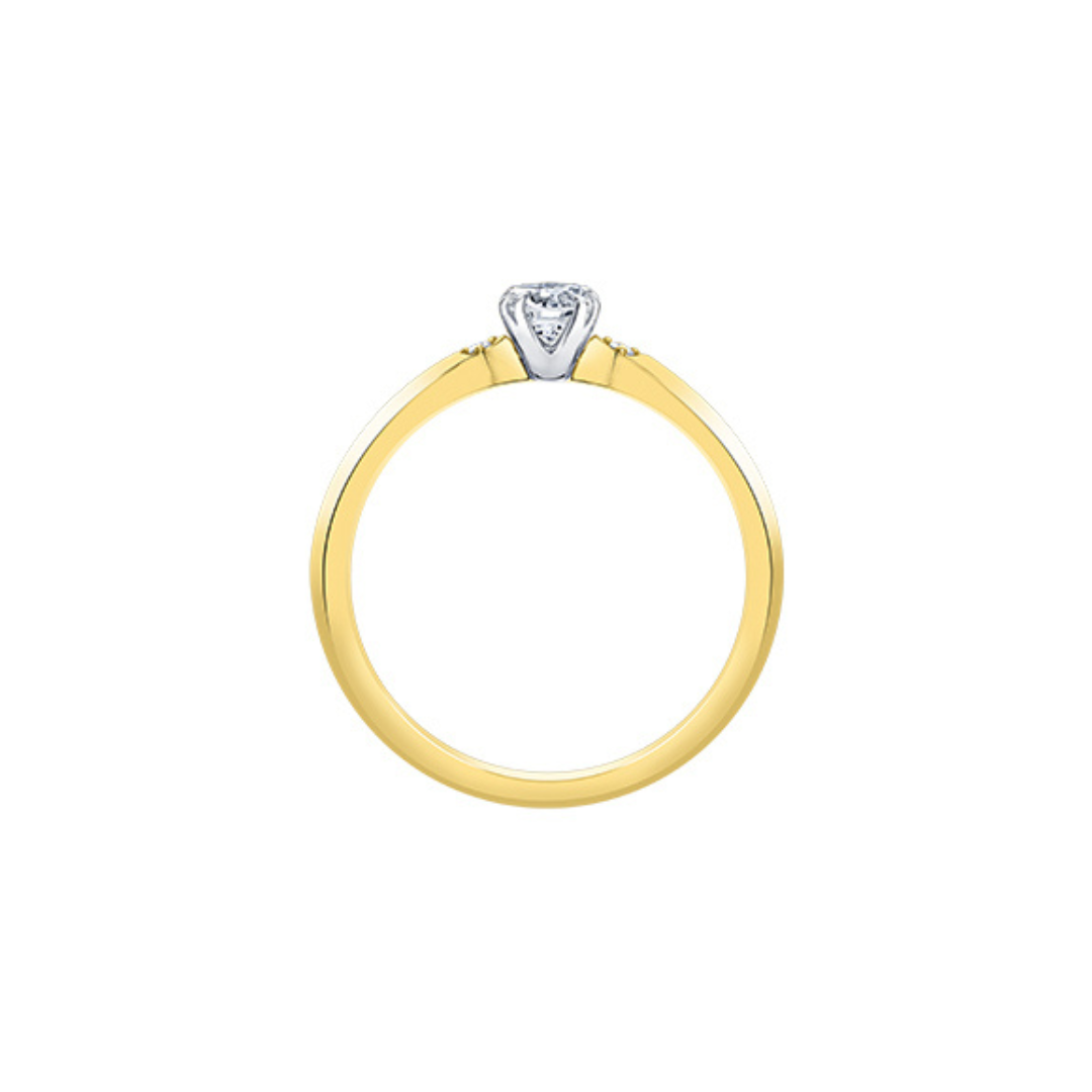 Classic Solitaire Diamond Engagement Ring (839816)