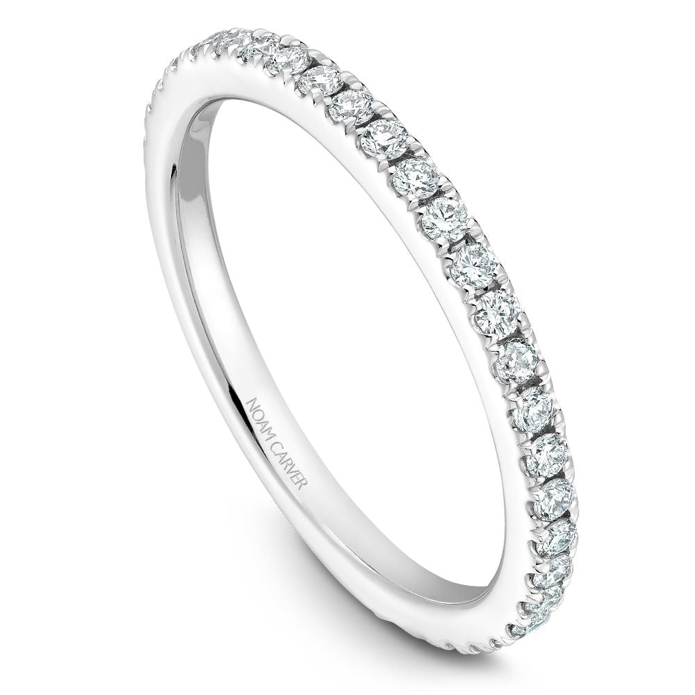 White Gold Lab-Grown Diamond Stackable Band (603447)